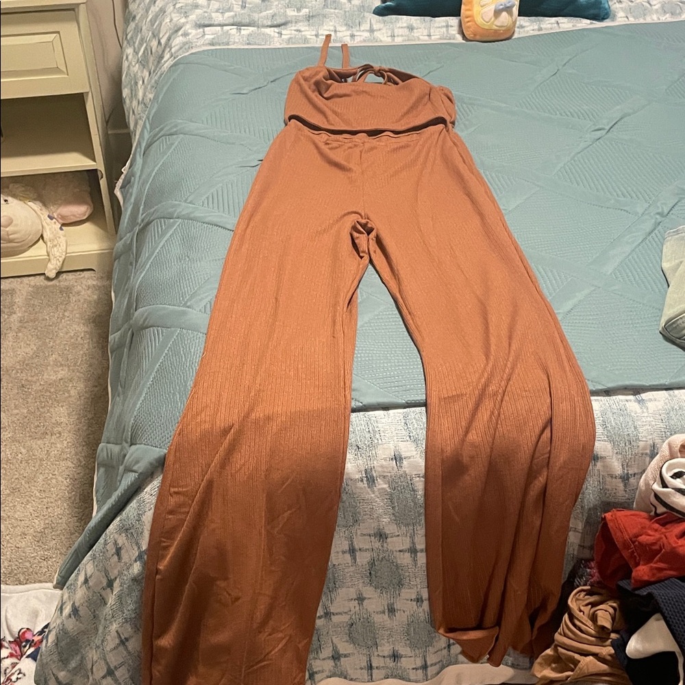 Easel Women's Brown Jumpsuit